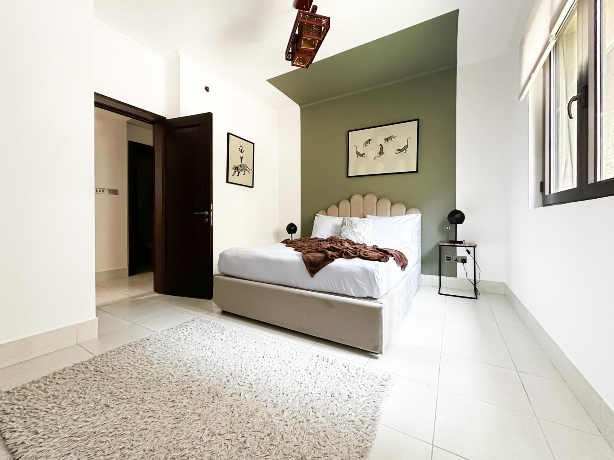 迪拜Trophy 2Br Aladdin Estate W Burj Khalifa View公寓 外观 照片