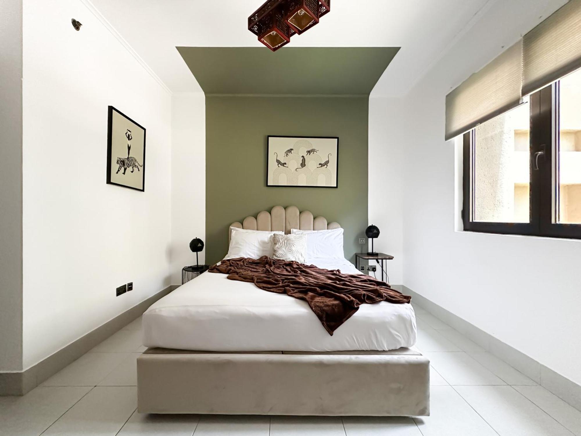 迪拜Trophy 2Br Aladdin Estate W Burj Khalifa View公寓 外观 照片