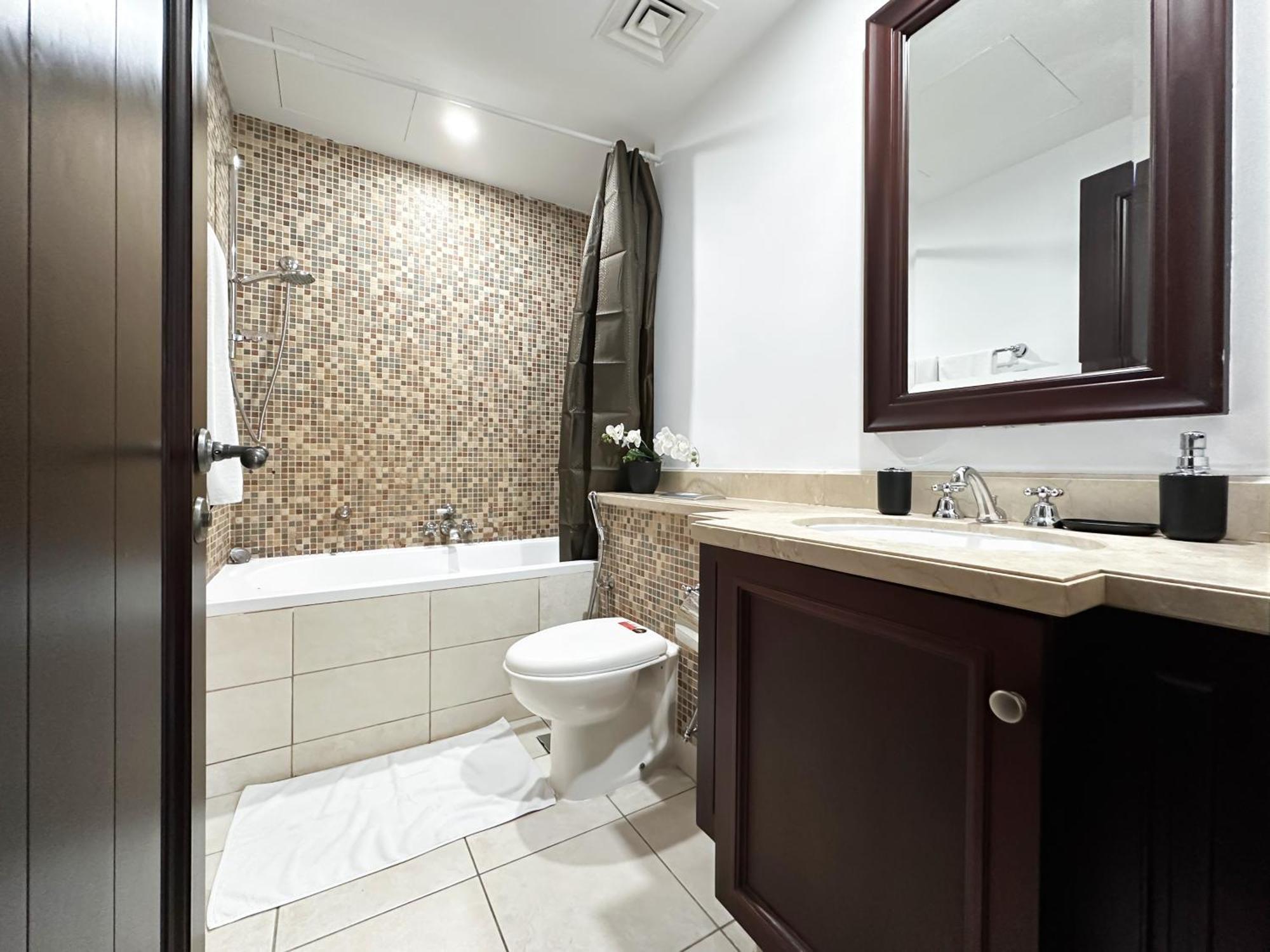 迪拜Trophy 2Br Aladdin Estate W Burj Khalifa View公寓 外观 照片