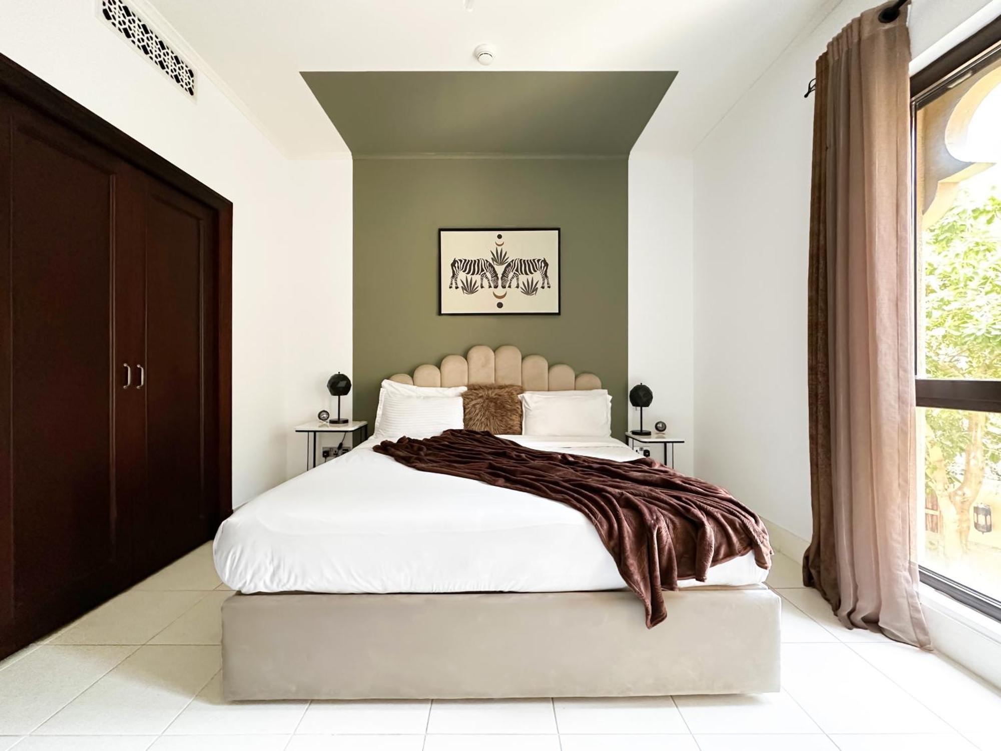 迪拜Trophy 2Br Aladdin Estate W Burj Khalifa View公寓 外观 照片
