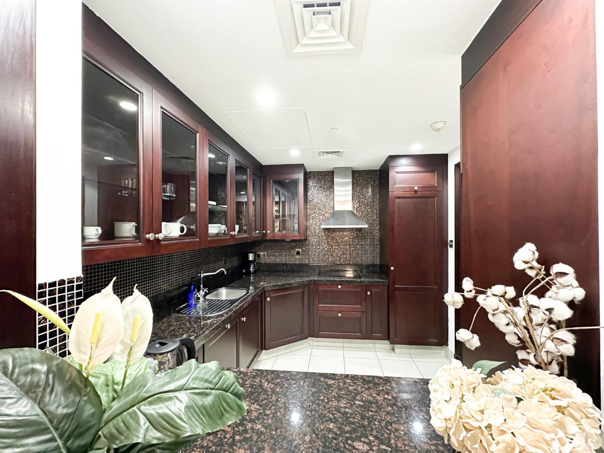 迪拜Trophy 2Br Aladdin Estate W Burj Khalifa View公寓 外观 照片