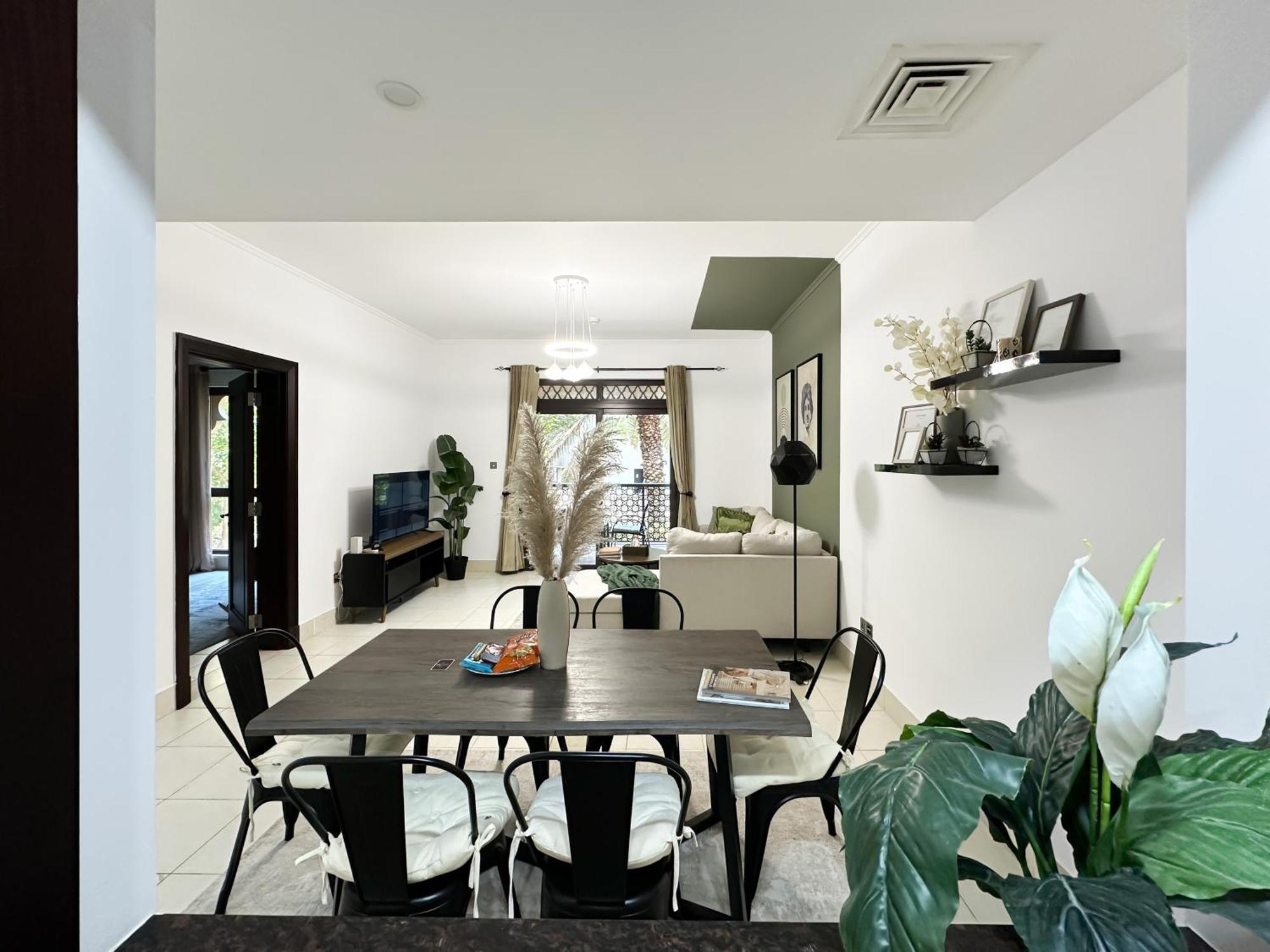 迪拜Trophy 2Br Aladdin Estate W Burj Khalifa View公寓 外观 照片